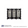 Bloques de terminal de barrera 3P 600VAC/DC Pwr Dist Block CAL 14-2 380 AMPER – 16335-3