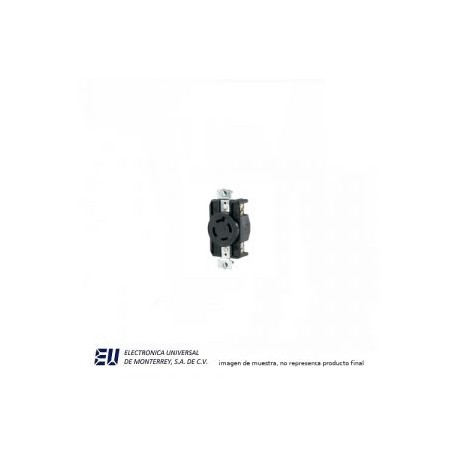 RECEPTACULO INDUSTRIAL 3P 4W 20AMP NEGRO 125/250V – CWL1420R