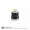 CLAVIJA NYLON 20AMP 125/250V 3P BLANCO Y NEGRO – CWL1420P