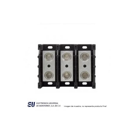 Bloques de terminal de barrera 3P 600VAC/DC Pwr Dist Block 310 AMP CAL 14-4 – 16306-3