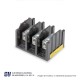 Bloques de terminal de barrera 3P 600VAC/DC Pwr Dist Block 310 AMO CAL 14-4 – 16303-3