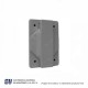 PLACA C/TAPA CUBRE POLVO 40MM DIAMETRO GRIS – AH102040