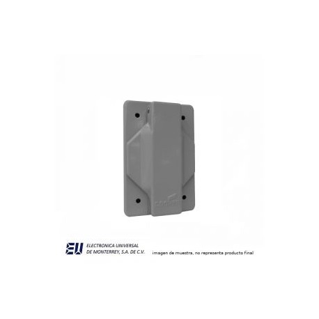 PLACA C/TAPA CUBRE POLVO 40MM DIAMETRO GRIS – AH102040