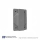 PLACA C/TAPA CUBRE POLVO 40MM DIAMETRO GRIS – AH102040