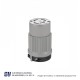 CONECTOR NYLON 20 A 4 POLOS GRIS 120/208V – 7413C