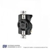 RECEPTACULO SENCILLO 4 POLOS MEDIA VUELTA 20A – 7410B