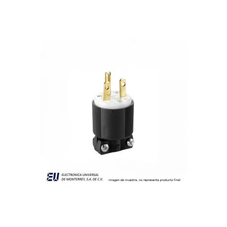 CLAVIJA 15 AMP. 250V TIPO CHINO ENTRADA RECTA – 6666