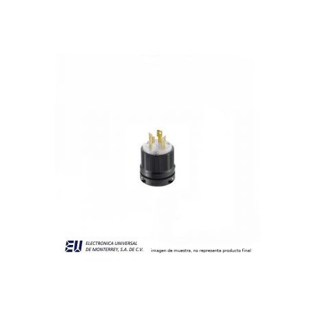 CLAVIJA 30A 125/250V 3 POLOS 3 HILOS MEDIA VUELTA – 3331