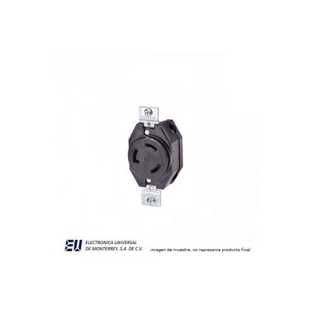 RECEPTACULO 30A 250V 3 POLOS 3 HILOS MEDIA VUELTA – 3330