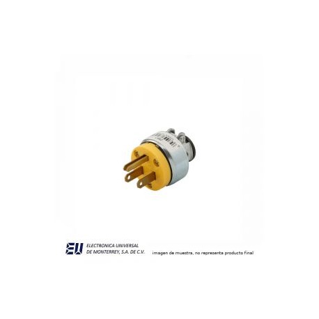 CLAVIJA DE VINIL BLINDADA 15A 125V 2P-2H – 2867-BOX