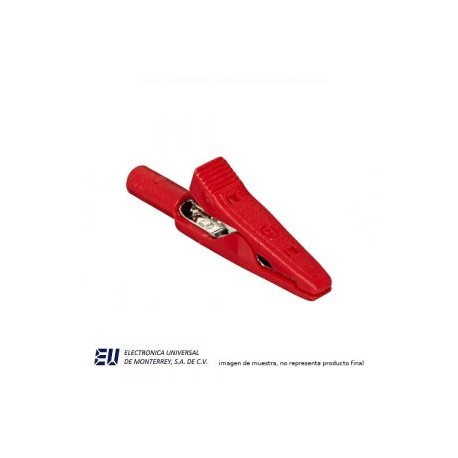 CAIMAN MINI. C/ENTRADA P/BANANA 2MM ROJO – POMONA 5788-2