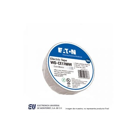 CINTA PVC BLANCO 3/4″, 18 MT – WD-CE1600W