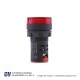 FOCO PILOTO ROJO 24V 22MM – AD16B-22DS-RED-24