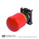 PULSADOR HONGO ROJO PUSH/PULL – M22-PVT