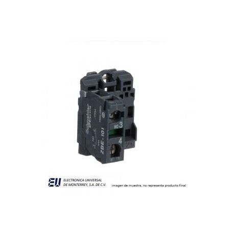 BASE CON UN CONTACTO NORM. ABIERTO ZBE101 + ZB5AZ009 – ZB5AZ101