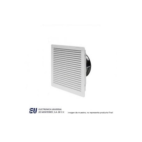 Ventilador con filtro, Ventilador 120×120, Exterior 150×150 Alimentación 120VAC, Este modelo sustituye al 7F5081202055 – 7F.20.