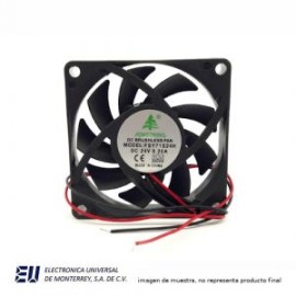 VENTILADOR 70X70X15 MM 12VCD 3 CABLES – FSY71S12H