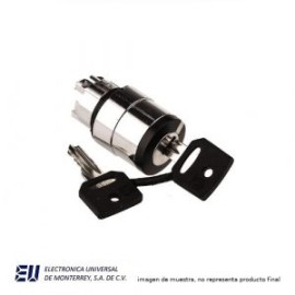 CABEZA P/ SEL. 2 POS. FIJAS    RETIRO DE LA LLAVE – ZB4BG4