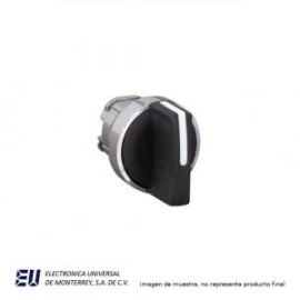 SELECTOR 3 POS SOSTE. NEGRO METALICO – ZB4BD3