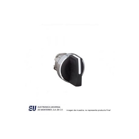 SELECTOR 3 POS SOSTE. NEGRO METALICO – ZB4BD3