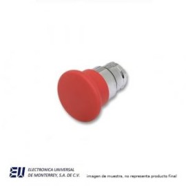 CABEZA PULSADOR HONGO ROJO 22MM MOMENTANEO – ZB2BC4