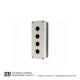 CAJA PLASTICA GRIS 4 BARRENO /4 HOYOS – SALM04G
