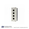 CAJA PLASTICA GRIS 4 BARRENO /4 HOYOS – SALM04G