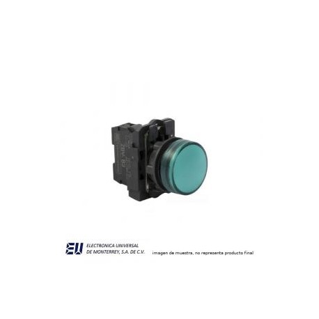 PILOTO COMPLETO VERDE C/LED 230VCA – XB5AVM3