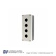 CAJA PLASTICA GRIS 4 BARRENO /4 HOYOS – SALM04G