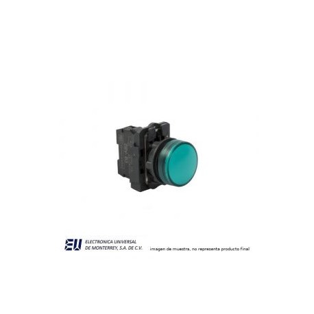 PILOTO COMPLETO VERDE C/LED 24V CA/CD – XB5AVB3