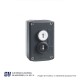 BOTONERA GRIS C/2 PULSADORES NEGRO-BLANCO FLECHA 2NA – XALD222