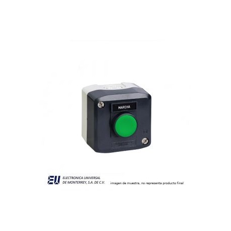 BOTONERA GRIS C/PULSADOR VERDE MARCHA 1NA – XALD1014