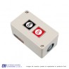 Interruptor tipo botonera de PLÁSTICO 3 Amp, 3 Polos. ON-OFF – CPB-2