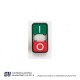 SELECTOR DOBLE TECLA (ROJO-VERDE) – V62QH02