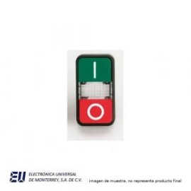 SELECTOR DOBLE TECLA (ROJO-VERDE) – V62QH02