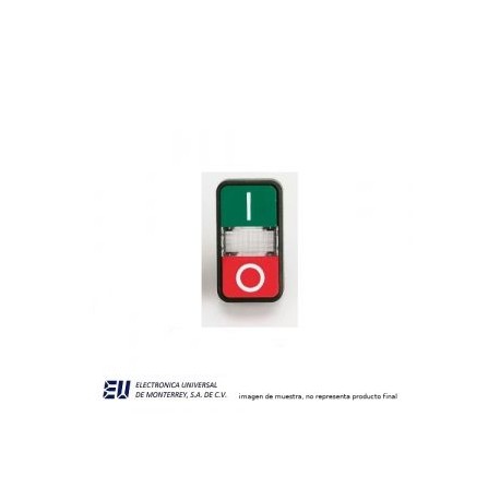 SELECTOR DOBLE TECLA (ROJO-VERDE) – V62QH02