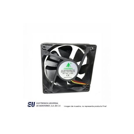 VENTILADOR 24VCD 3 HILOS 120X120X38MM – FSY13S24H