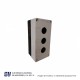 CAJA PLASTICA GRIS 3 BARRENOS/HOYOS – HSALM03G