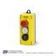 De pared 1 Velocidad, 2 Botones NA + Hongo – TLP3.B