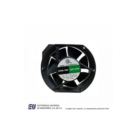 VENTILADOR OVALADO 172X150X51MM. 110VCA DE BALEROS .25A 31W 2 P terminal – G17050HA1BTC