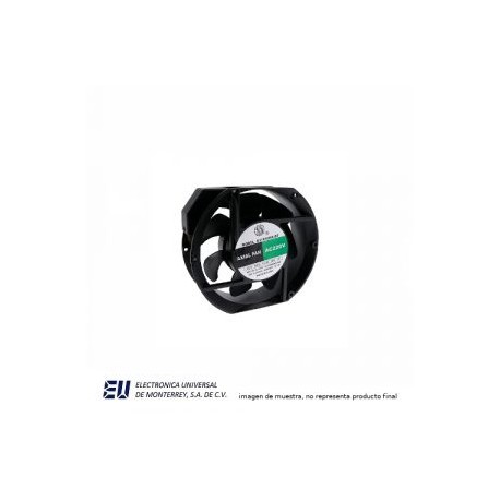 VENTILADOR OVALADO 172X150X51MM. 220VCA DE BALEROS .25A 31W 2 P terminal – G17050HA