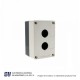 CAJA PLASTICA GRIS 2 BARRENOS/HOYOS – SALM02G-2