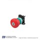 BOTON DE HONGO ROJO PLASTICO CON CON LLAVE 22MM – PPFN1C4NX