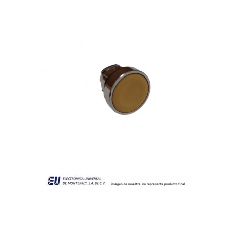 BOTON PULSADOR  AMARILLO 22MM METALICO – HLAY50-22SKB-Y