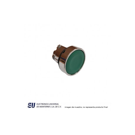 BOTON PULSADOR  VERDE 22MM METALICO – HLAY50-22SKB-G