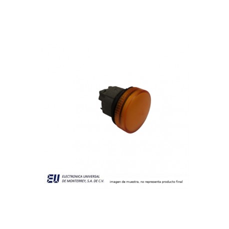 CABEZA DE PILOTO AMARILLO 22MM METALICO – HLAY50-22SKB-DP-Y