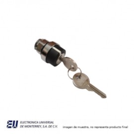 SELECTOR DE LLAVE 3 POS SOSTENIDO 22MM METALICO – HLAY50-22SKB-CX-3Y
