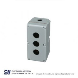 BOTONERA VACIA DE 3 ORIF. 30MM – 9001KY3