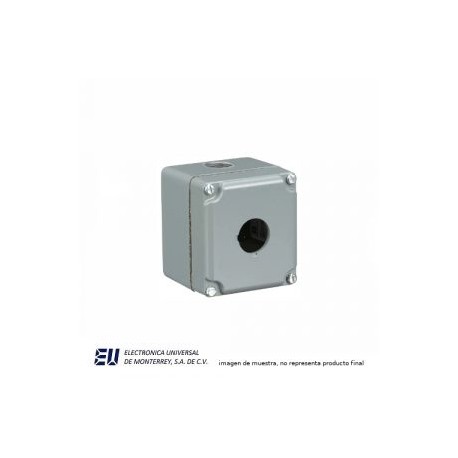 CAJA METALICA 1 ORIFICIO PARA BOTONERIA 30MM – 9001KY1
