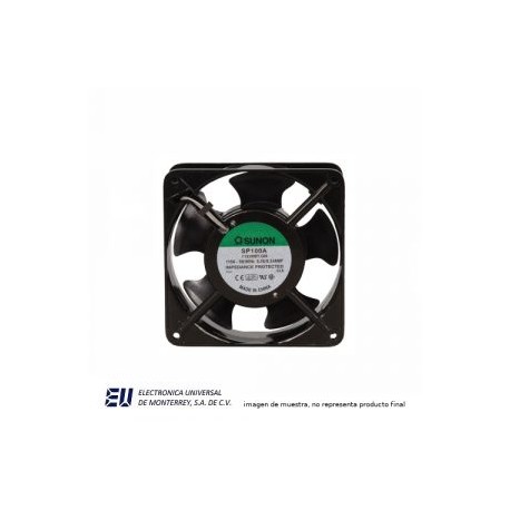 VENTILADOR 120X120X38 MM. 115VCA – SP100A